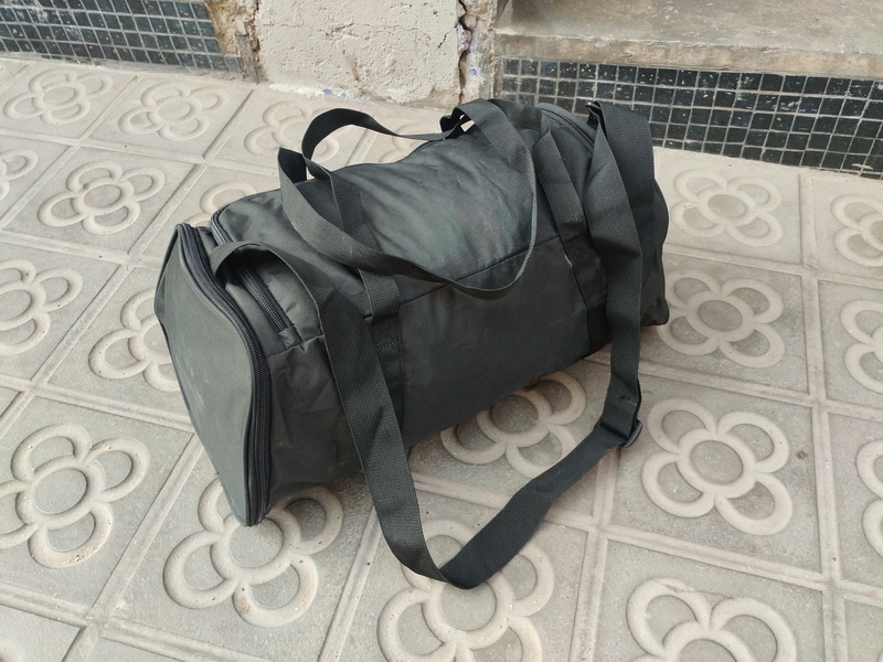 bolsa dinero banco loneta negra 24x45x24 9u